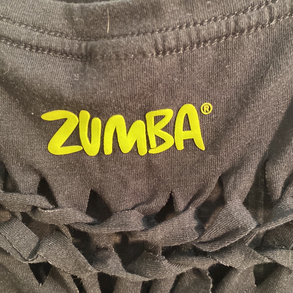 Pre-Loved One of a Kind Customized Zumba Tank - Picture 4 of 9